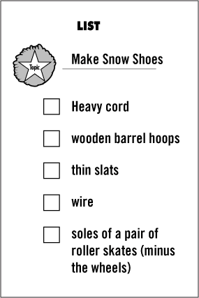 How to Make Snowshoes
