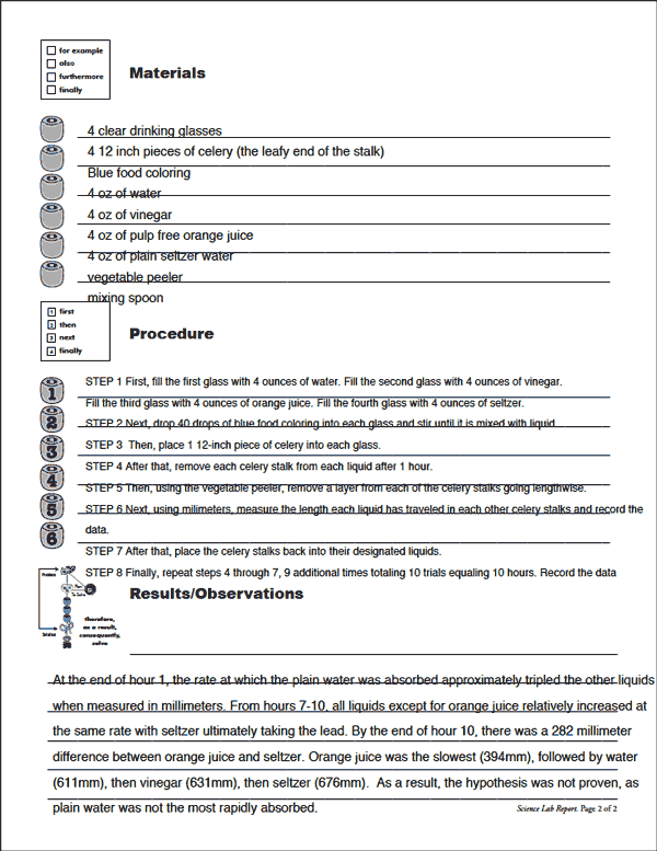 Science Project Form 2