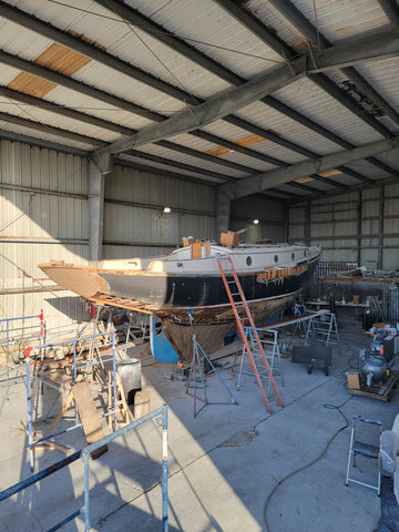 Seabrook Shipyard, Texas - Contractors Build out of boat