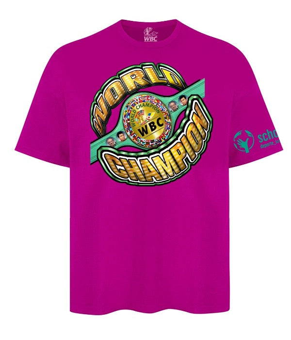 World Boxing Council Championship belt T-shirt - Black, White or Pink –  Serious Fitness Limited