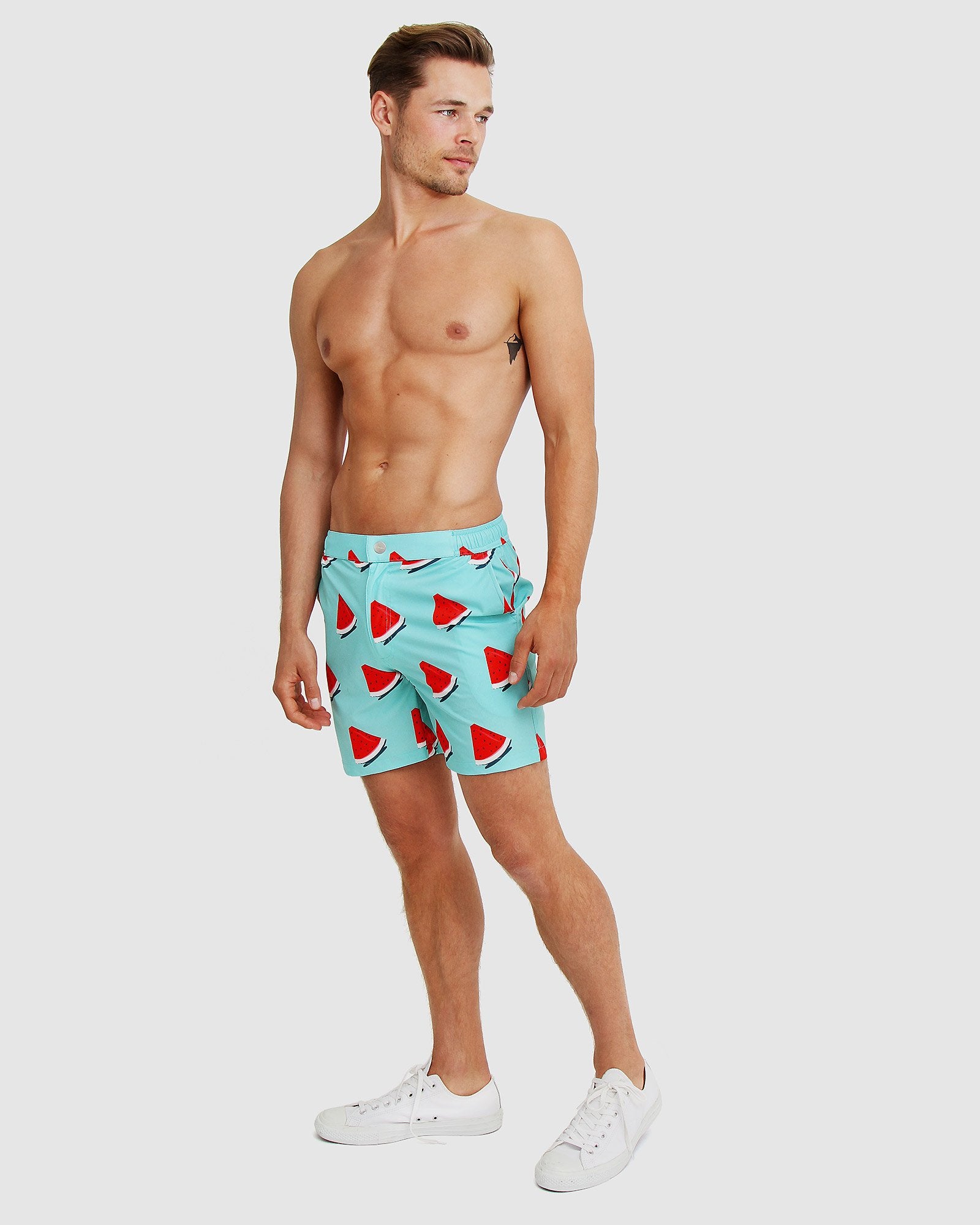 mens watermelon bathing suit