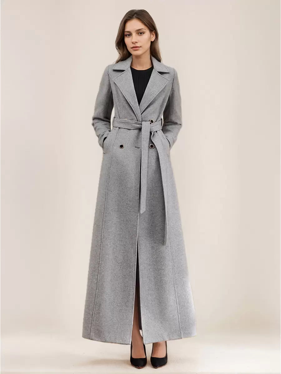 Turndown collar coat shop