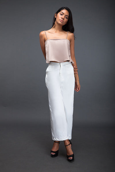 White Maxi Trousers