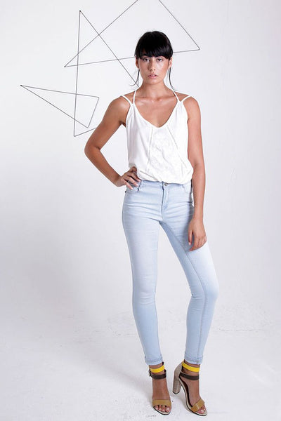 Long Denim Light Blue