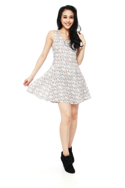 Floral Vintage Point Short Dress