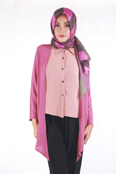 Blousecardi Pink Top