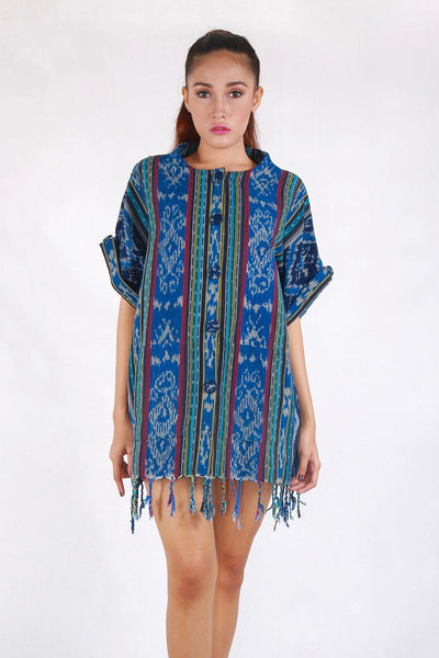 Fringe Hand Woven Outer Blue Night