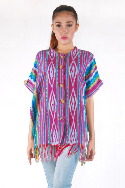 Fringe Hand Woven Outer Pinkle Line