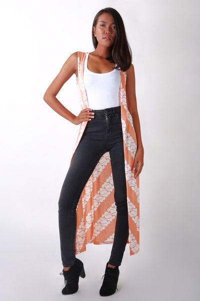 Maxi Vest Parang Orange