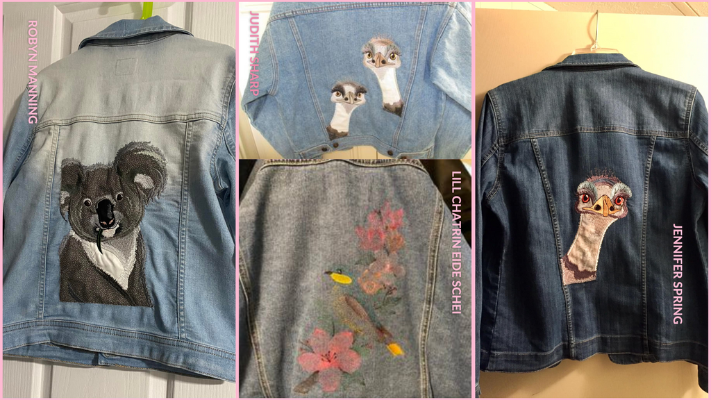 jacket embroidery customer makes 2