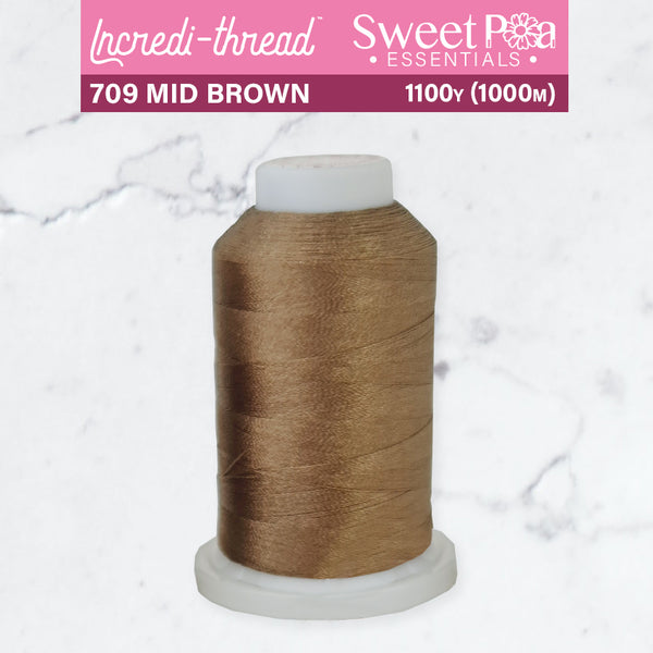 Sewing thread nougat brown 1000m