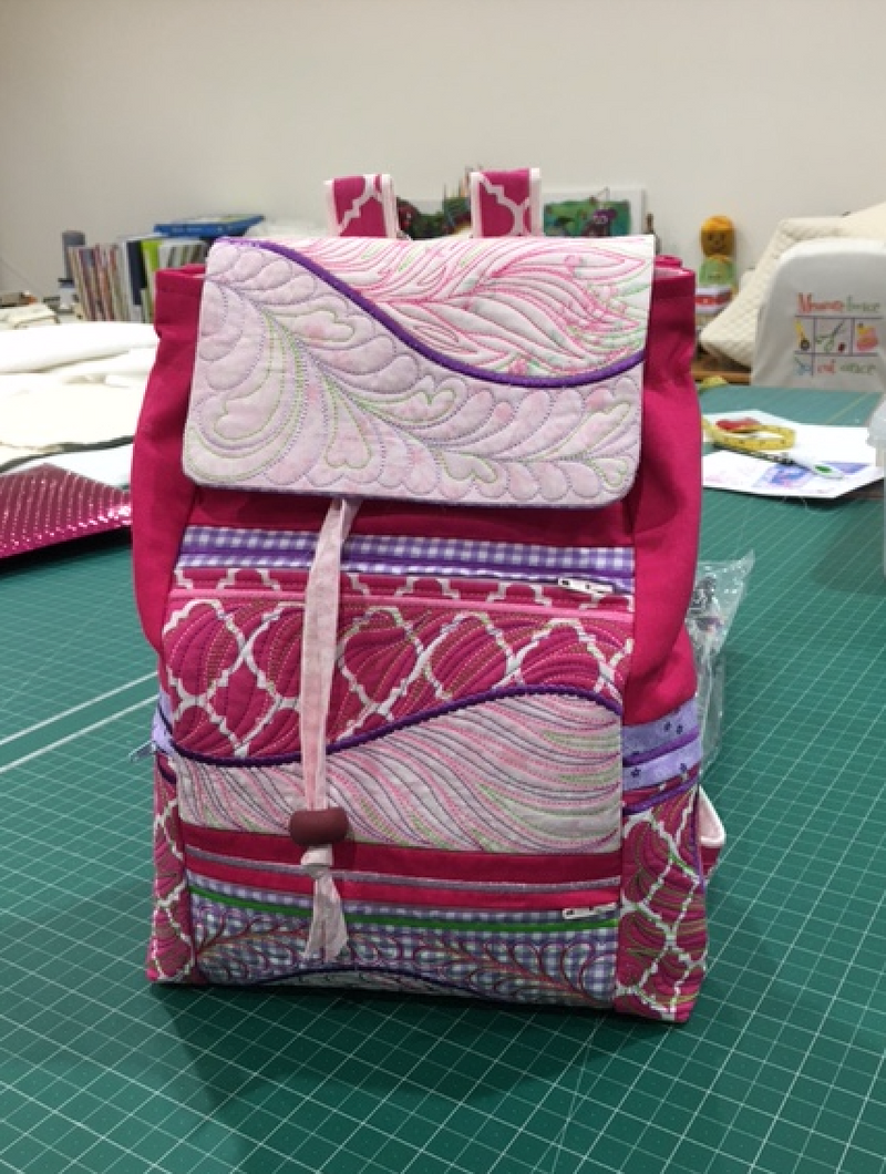 Freeform Quilted Backpack 5x7 6x10 – Sweet Pea