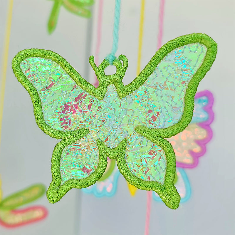 Download 3D Dragonfly & Butterfly Hanger 5x7 - Sweet Pea