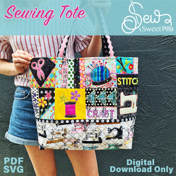 15 Minute DIY Tote Bag No Sew For Beginners - Happy Deal - Happy Day!