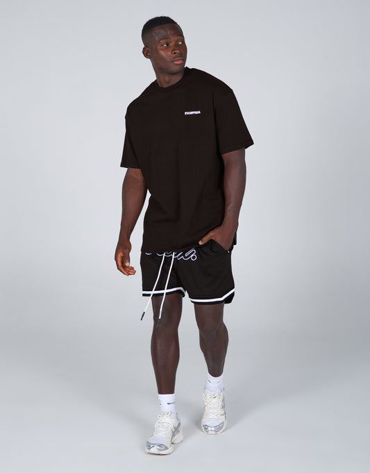 STAX. Court Drip Basketball Shorts - NYU