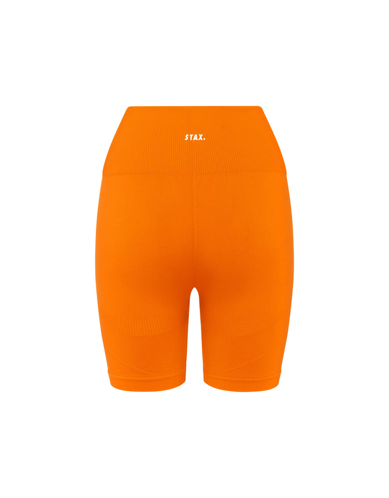 orange bike shorts