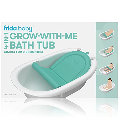 Frida Baby 4-in-1 Grow-with-Me Baby Bathtub, Baby Tub for Newborns to Toddler with Removable Bath Seat & Backrest for Bath Suppo - Bellenest product image