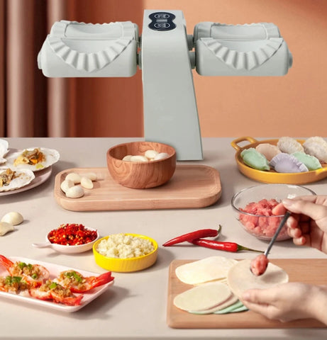 Making perfect dumplings with averike Electric Dumpling Maker™