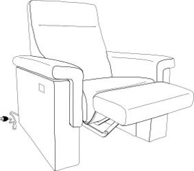 LIFT AND ELECTRIC RECLINER WITH ENGINE ARMCHAIR