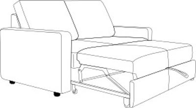 2 seater with a sliding mechanism