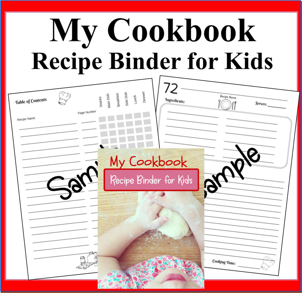 How to Make a Kids Recipe Book