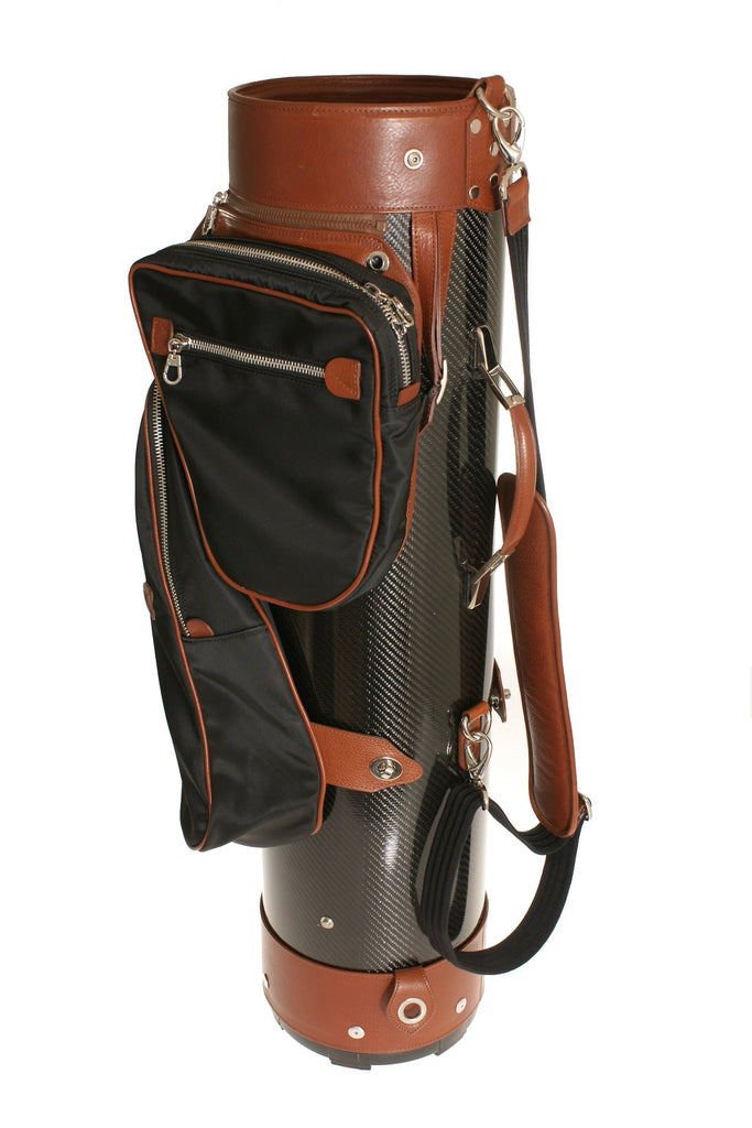 Luxury Golf Bag in Leather and Carbon Fiber - Light – Treccani Milano