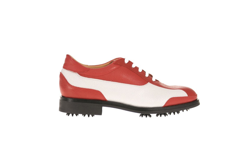 Woman Red White Golf Shoes - Miami Toronto NYC Milan – Treccani Milano
