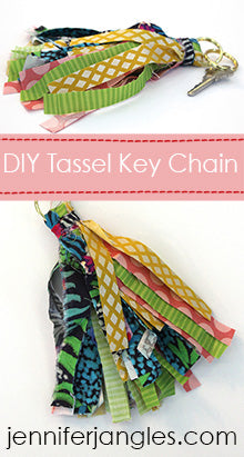 DIY Fabric Tassel Key Chain – Jennifer Heynen Creative Co.