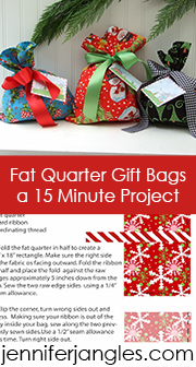 fat quarter gift bags