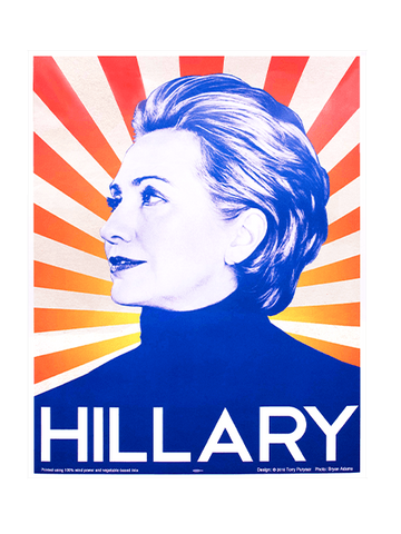 Hillary's poster designed in 2008