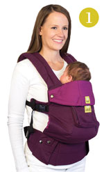 lillebaby carrier positions instructions