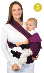 lillebaby carrier positions