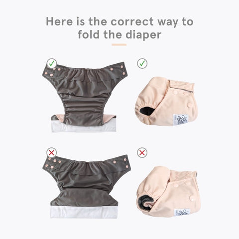 La Petit Ourse cloth diaper, how to size properly