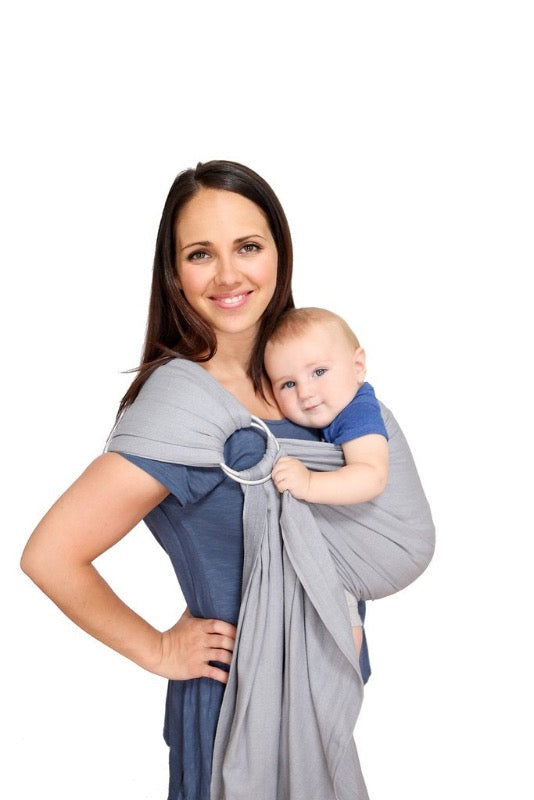 maya wrap lightly padded ring sling baby carrier