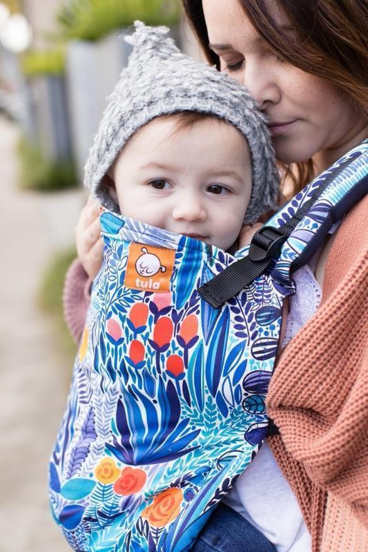 floral tula baby carrier