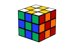 Checkboard cube | Cool Rubik's Cube Patterns To Make | KewbzUK