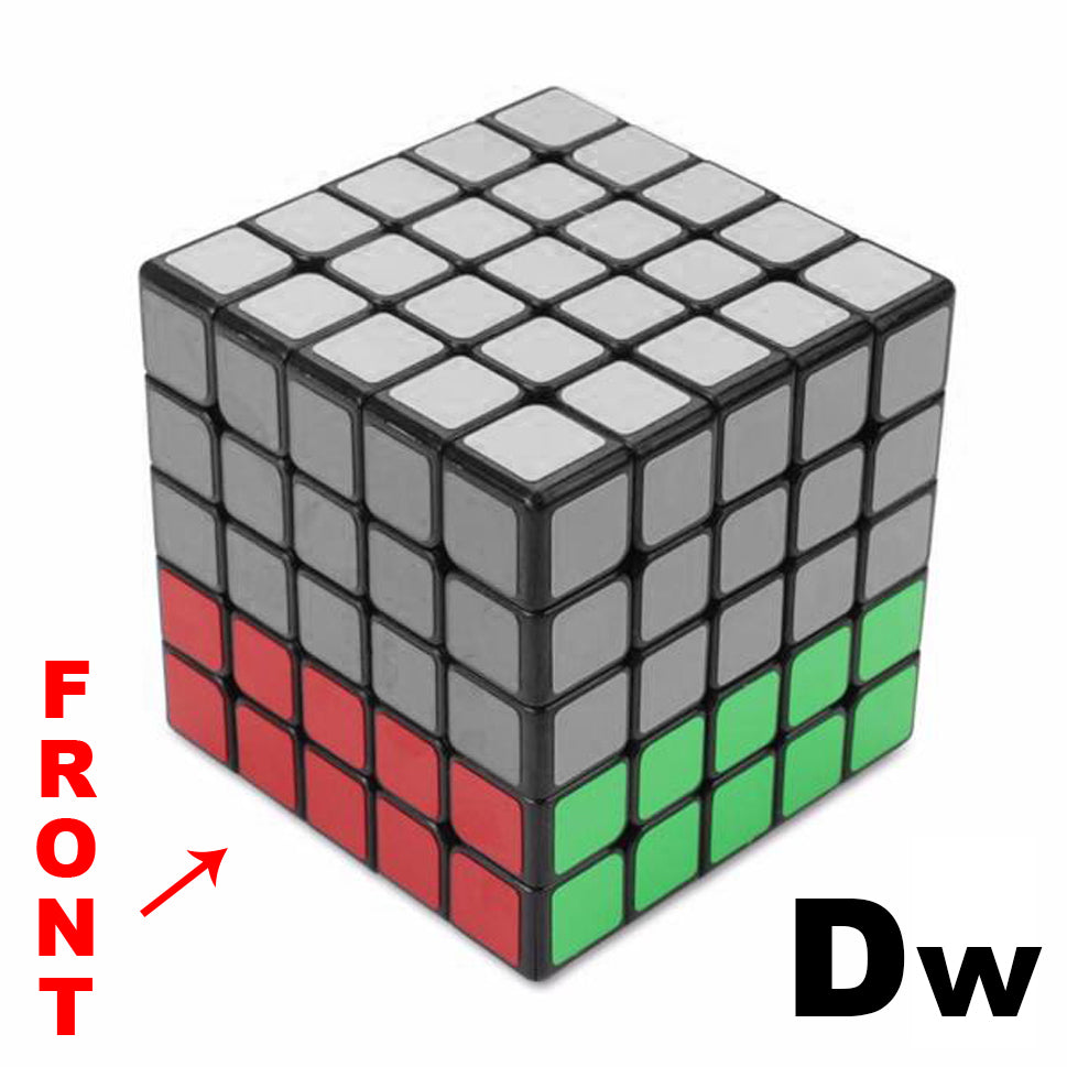 4x4 Wide Layer moves & Notation guides - UK Speed cubes Notation Guides