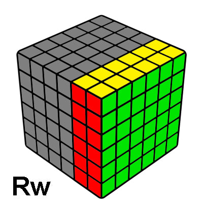 6x6 Wide Layer moves & Notation guides - UK Speed cubes Notation Guides