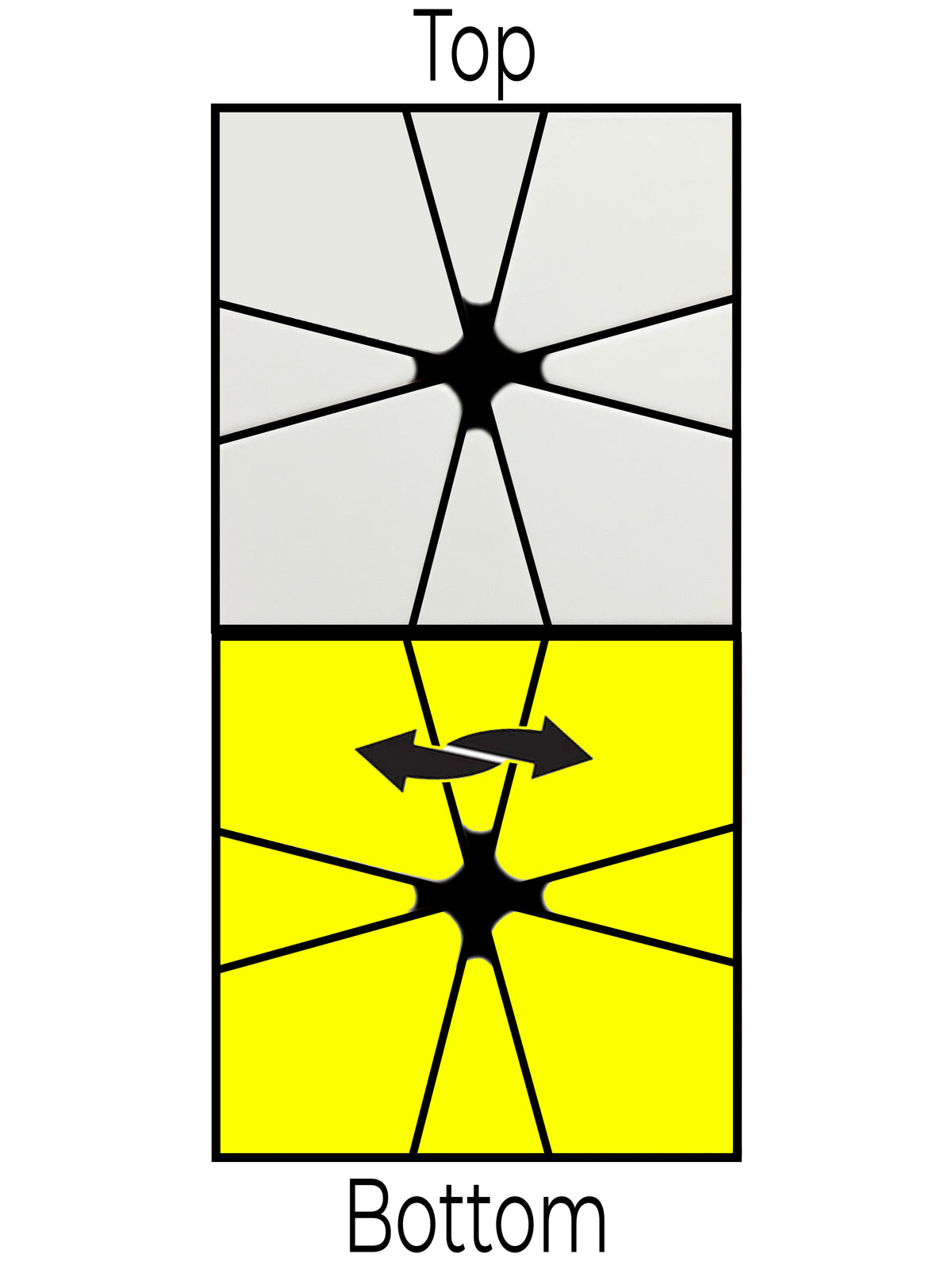 How to stick 2 corners on Square-1 - KewbzUK Walkthought beginner guide to square-1 cubes