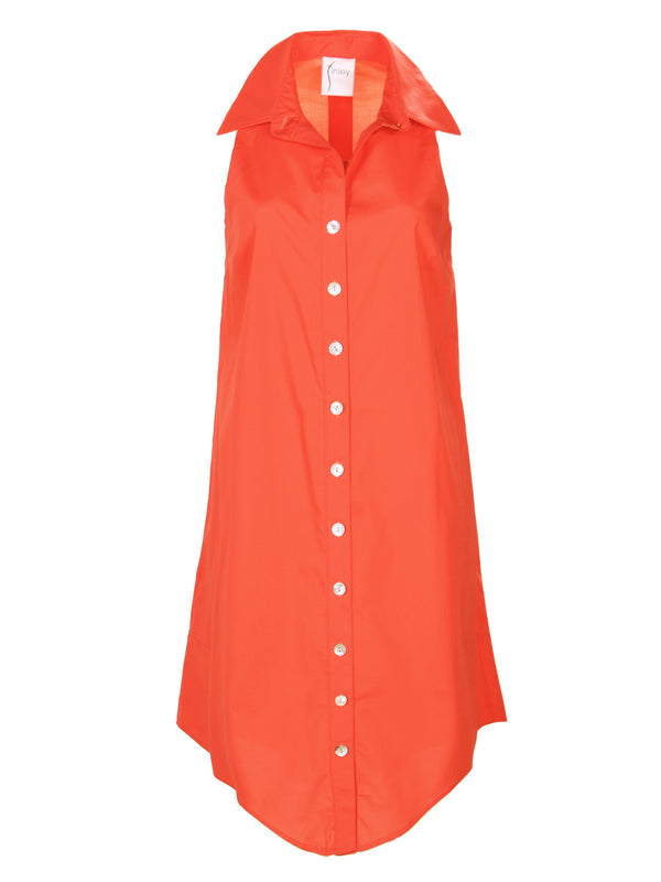 Swing Linen Shirt Dress, Button Front Shirtdress With Pockets, High Waist  Swing Midi Collarless Dress, Custom Made Dress 2594 -  Finland