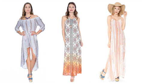 Maxi Dresses, what to pack for Summer vacation, beach outfits, Summer fashion ideas