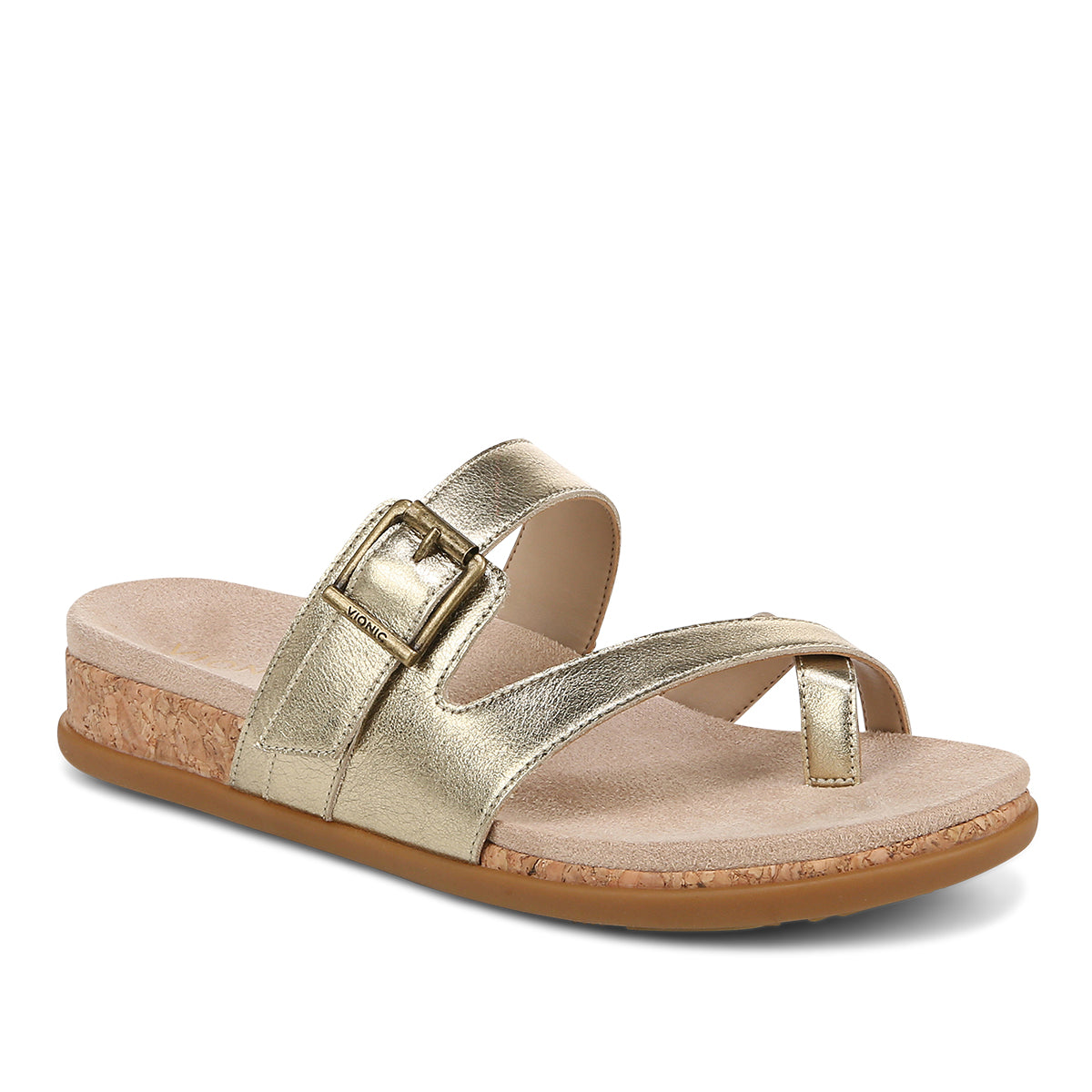 Carmela Strappy Slide Sandal