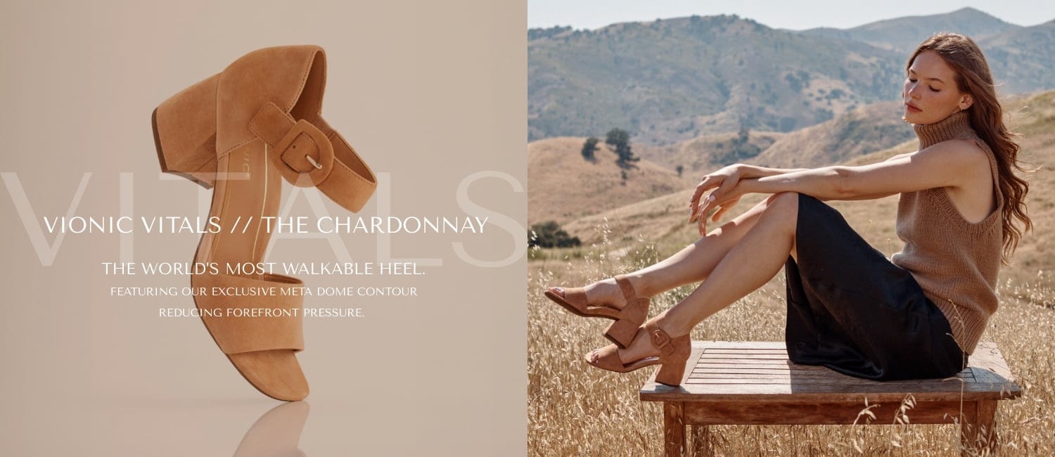 Chardonnay Heeled Sandal - Vionic Vitals