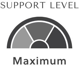 Support level: maximum