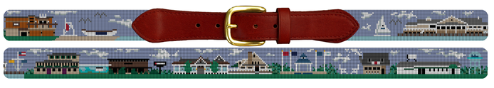 Avalon New Jersey Needlepoint Belt Gift for Men