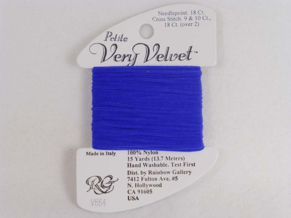 Petite Very Velvet V664 Indigo Blue – Beehive Needle Arts