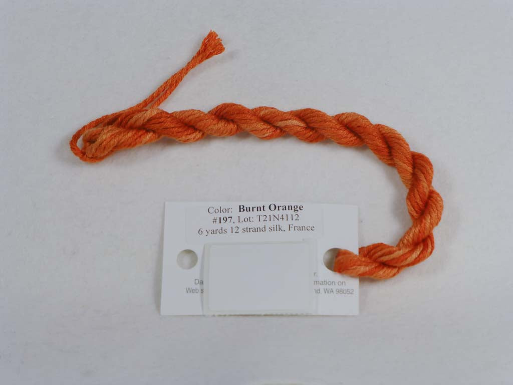Gloriana Silk Floss 197 Burnt Orange – Beehive Needle Arts
