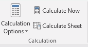 excel 2016, formulas, calculations