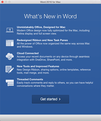 word 2016 for mac download