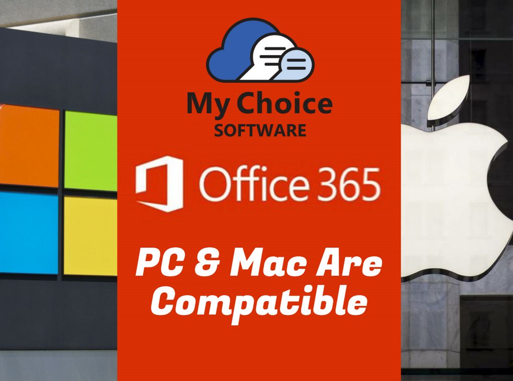 office 365, microsoft, apple, pc, mac, my choice software